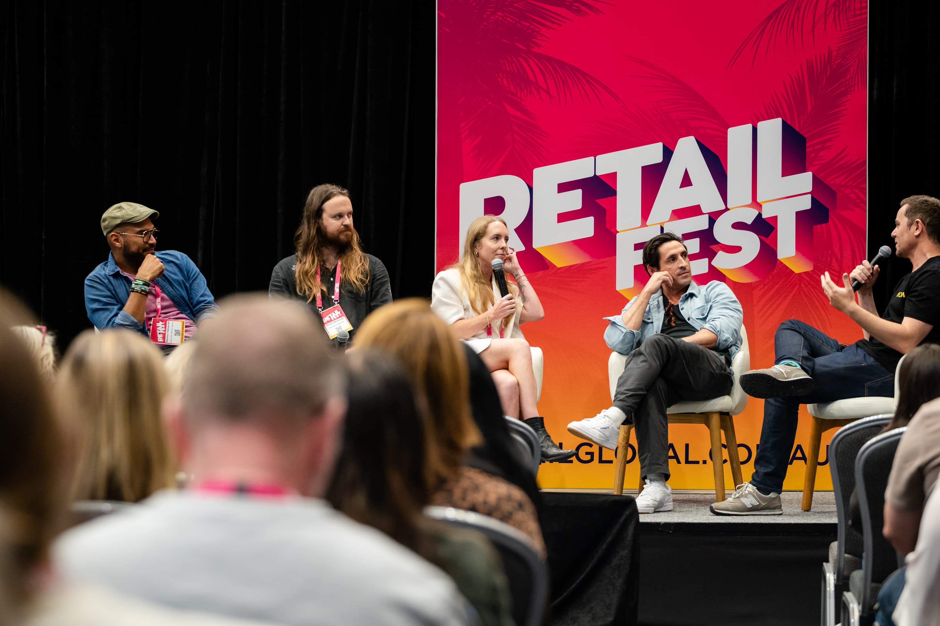 Iain Calvert speaking at Retail Fest